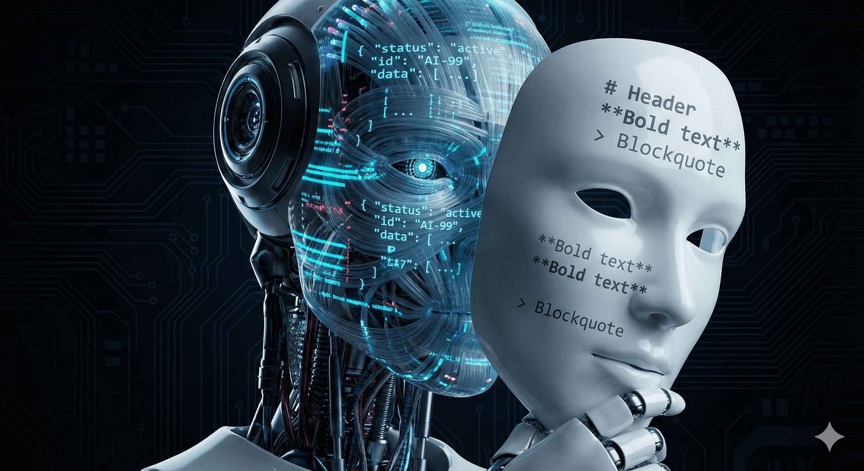 Why AI Agents Speak Markdown (But Think in JSON)