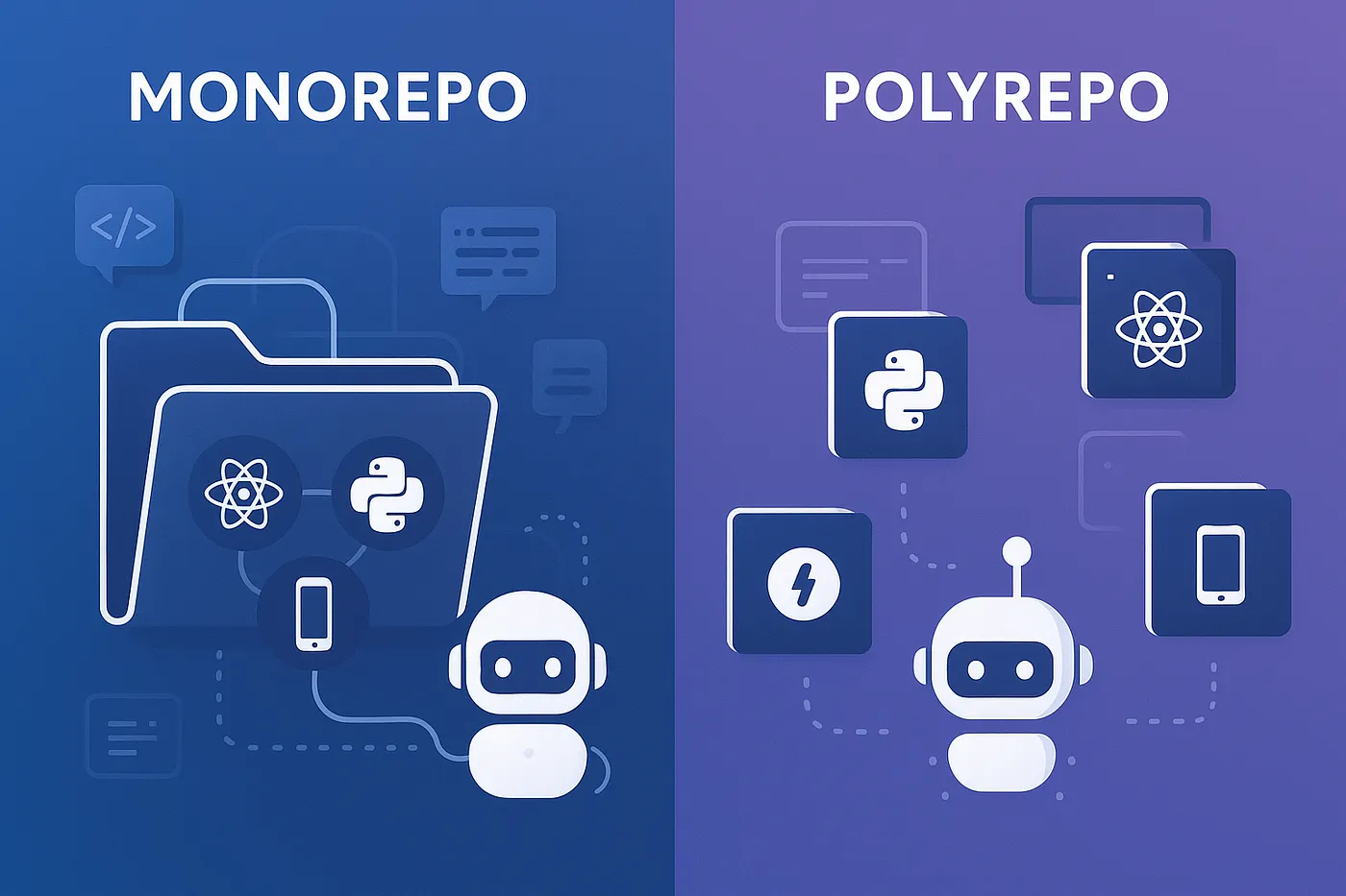 Monorepo vs. Polyrepo for Multi-Stack Vibe Coding: A Developer’s Decision Framework
